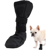 ETIAL Dog Paw Wound Recovery Boot, Breathable Dog Bootie for Injured Paw, Anti-Slip Dog Shoe with Se