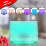 Aroma Ultrasonic Essential Oil Diffuser Aromatherapy Humidifier - 7 Color LED Lights (I1 700ml)