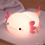 Axolotl Night Light for Kids, Cute Axolotl Lamp Silicone Baby Nursery Night Lamp, Dimmable Squishy T
