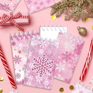 Cartoon Multicolor Snowflakes, Snowy Christmas Season, Set Of 8, Ice And Snow World Theme Mini Spira