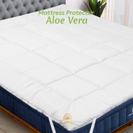 CXV-38 df-7 Silicone Mattress Protector Aloe Vera Size 90x200 / 100x200 / 120x200 / 160x200 / 180x20