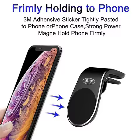 Magnetic Car Phone Holder in Car Phone Stand Clip Mount for Hyundai Genesis N-LINE I10 I20 I30 IX20 