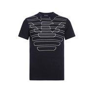 Ea7 Casual Short-Sleeved Fashion Men's T-Shirt Casual All-Match Classic T-Shirt Men Women Same Style