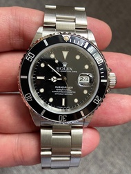 極罕有過渡期版  Rolex 二手勞力士 Submariner 黑水鬼潛水錶 168000 T-25 Dial