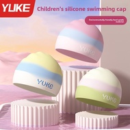 Kids Swimming Cap - Extra Large Silicone Swim Hat for Boys & Girls, Waterproof & Comfortable with Ea