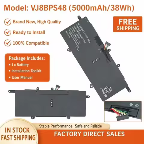 [NEW] 7.6V 38Wh Laptop Battery VJ8BPS48 for Sony for VAIO S11 VJS111 VJS111D11N Notebook Battery