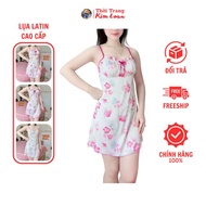 [VIP96,VIP97,VIP98] - Women's two-piece nightgown with multi-colored patterns, high-quality Latin si