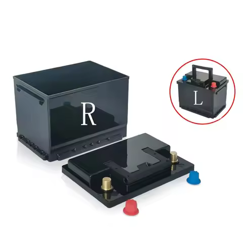 Car Battery Box Case Housing Replace AGM-60/L2-400/H5-60/055-27-L For LiFePo4 Li-ion Marine RV Campe