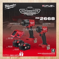 MILWAUKEE M18 FUEL IMPACT WRENCH AUTOMOTIVE SOLUTIONS COMBO KIT (M18 FMTIW2F12-0X0 , M18 FIW212-0X0)