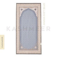Kashmeer Foldable Travel Prayer Rug - Ahava Soft Blue