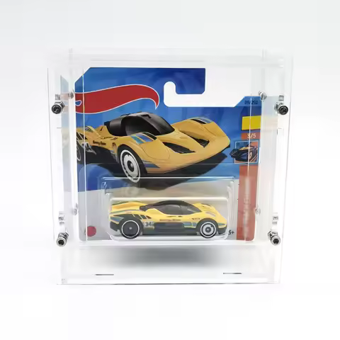 Bob 1/64 Acrylic Model Car Display Case For Hot Wheels Acrylic Transparent High Grade Box Hobby Gift