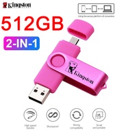 Kingston flash drive 128GB original with OTG type c 2 in 1 USB flash drive 2TB 1TB 512GB 128GB pendr