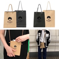 Japanese Brand MAKOO x BEAMS JAPAN Leather Tote Bag Mobile Phone Crossbody Small Paper Limited Total