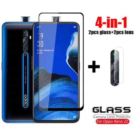 Glass on Reno 2Z Tempered Glass for OPPO Reno6 Reno5 Reno4 Z F K Lite SE Reno3 Pro 4G 5G Phone Scree