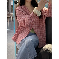 Codibook|Korea Korea 09WOMEN Loose Checked Shirt Women's Clothing