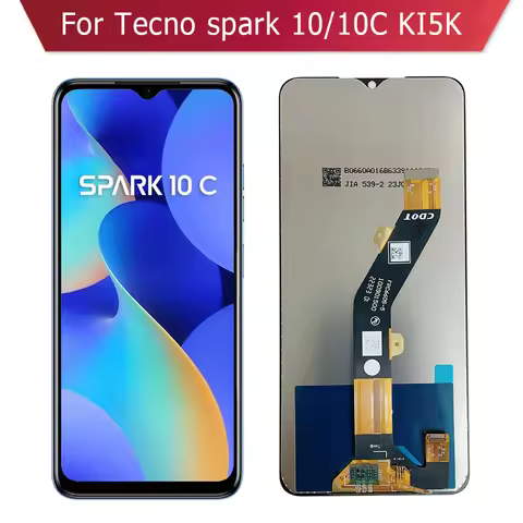 For Tecno Spark 10C Screen Spark 10 LCD With Touch panel Digitizer Assembly Ki5K Screen Display Comp
