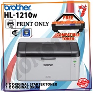Brother HL-1210w Monochrome Wireless (WIFI) Laser Printer Similar HP M12w / Canon LBP6030w FOC Compa