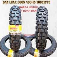 DUNLOP D605 Outer Tire 460 / 18 63 P - Ring 18 D 605 by Dunlop D 605 Dual purpose series by Dunlop