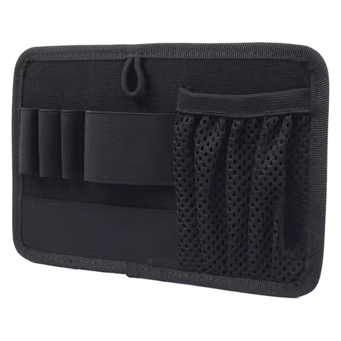 Tactical Bag Insert Panel Organizer, Utility Admin Panel Hook and Loop Modular Organizer with Hook F