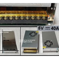 Power supply 5V 40A swcthing ( PSU 5V 40A / 5 volt 40 Ampere)