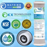 MATRIKX CTO  Manufactured KX CTO 10" Carbon Block Filter Replacement Cartridge Water Filter -  6X Pe