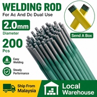 200pcs Green Welding Rod | E6013 Batang Las Hijau Nipis Untuk Kepingan Besi For Iron Galvanized Pipe