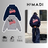 Aa Studio Boxy Hoodie Jacket BOXY Zip Hoodie with Buttons, Embossed, Embossed, Inside Pocket Hottren