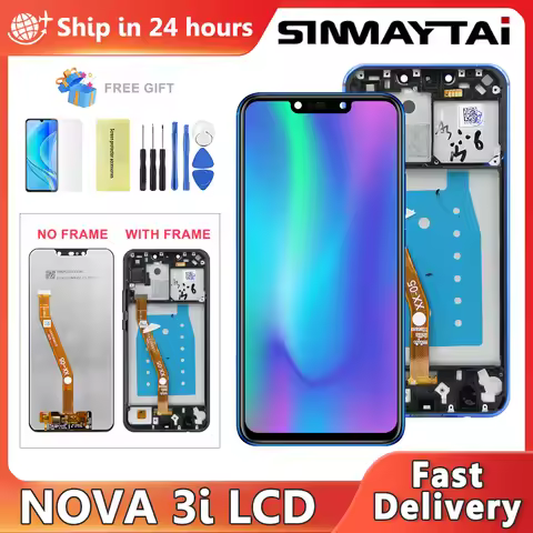 6.3'' For Huawei Nova 3i INE-LX1 INE-LX2 LCD Display Touch Digitizer Assembly Replacement For P Smar