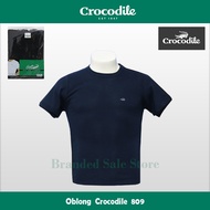 Crocodile O-Neck T-Shirt 809 Crocodile Body Size & Stretch T-Shirt 809