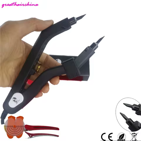 Professional L-A601 Heat Iron Hair Connectors 2025 Latest Version Sharp Tip Joint Keratin Hair Exten