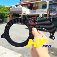 NVX155 V1 V2 & NMAX155 V2 COVER CVT TRANSPARENT CLEAR TEDAL 3MM (SIAP SCREW 1SET) ENGINE COVER NMAX 