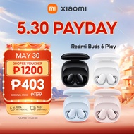 [Exclusive] Xiaomi Redmi Buds 6 Play Bluetooth 5.4 AI Noise Reduction IPX4 Water Resistance