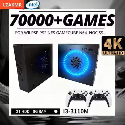 8G RAM 2T ROM X88 Pro Retro Gaming Console with 70,000+Classic Games PS2 PSP DC GameCube Wii Compati