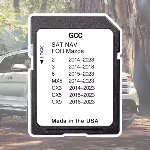 Update General GCC Gulf Area Middle East maps 2024 SD Memory Card Navigation for Mazda 2/3/6/MX5/CX5