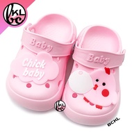 【 BCKL 】Baby & Kids Cartoon Clog Shoes | Kids Boy Girl Whale Dino Duck Sandals Slippers Cute Twins |