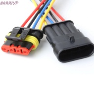 BARR1YP Electrical Connector Plug Car Waterproof To Draw And Insert 1P 2P 3P 4P 5P 1 2 3 4 5 6 Way M