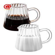 2 Pcs Glass Pitcher, Wave Shaped Glass Creamer Pitcher, Glass Tea Pitcher, Coffee Milk Creamer Pitch
