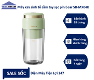 Máy xay sinh tố cầm tay sạc pin Bear SB-MX04K - Điện Máy Tiện Lợi 247 - Giao hàng miễn phí