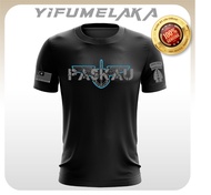 yifuOS BAJU PASKAU 2023 T SHIRT TUDM TSHIRT MICROFIBER FONTLINER JERSEY ROUND NECK BLACK JERSI