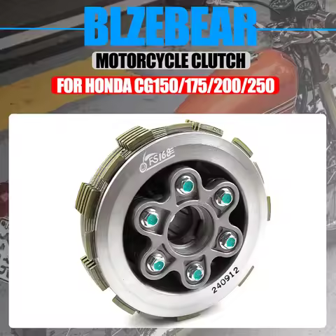 Motorcycle Clutch Friction DIsc Center Outer Clutch For HONDA CG150 cg150 CG175 CG200 CG250 HONDA CG