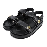 TORY BURCH KIRA SPORT魔鬼氈休閒涼鞋-黑US7_廠商直送