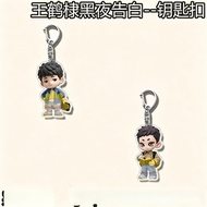 Dylan Wang Keychain Acrylic Backpack Pendant For Light To The Night Birthday Gift