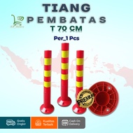 TERLARIS KERUCUT LALU LINTAS / KERUCUT PARKIR MOBIL / KERUCUT TINGGI 70 CM MURAH BISA