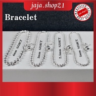 READY STOCK | 925 Silver Bracelet & Anklet SJ16CT | 925 纯银 手链 & 脚链 | Gelang Tangan & Gelang Kaki Per