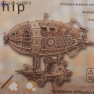CORDELL Airship Model, 3D Puzzle Hand Craft 3D Wooden Puzzle, Toy Construction Mechanical Design Woo