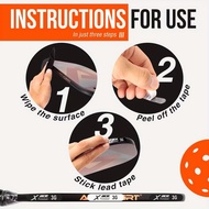 Pickleball racket weight increasing lead card - Genuine X-ace product