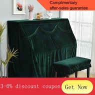 SG  Local spot ..Piano Full Cover Piano Cover Thickened Pleuche Piano Cover Fabric Soft Fine Velvet Piano Cover Dustproo