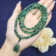 4v chain of ice jade water algae 108 beads 6mm sample - Feng Shui TUDO