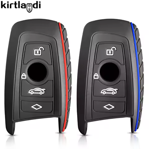 Silicone Key Case Cover Holder for F30 serie 1 F20 F10 F80 X3 F25 F26 X4 M Key Case for Bmw Serie 1 