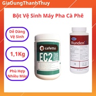 Cafetto EC2 Espresso Machine Cleaning Powder 1,1kg, Munden's 900gr